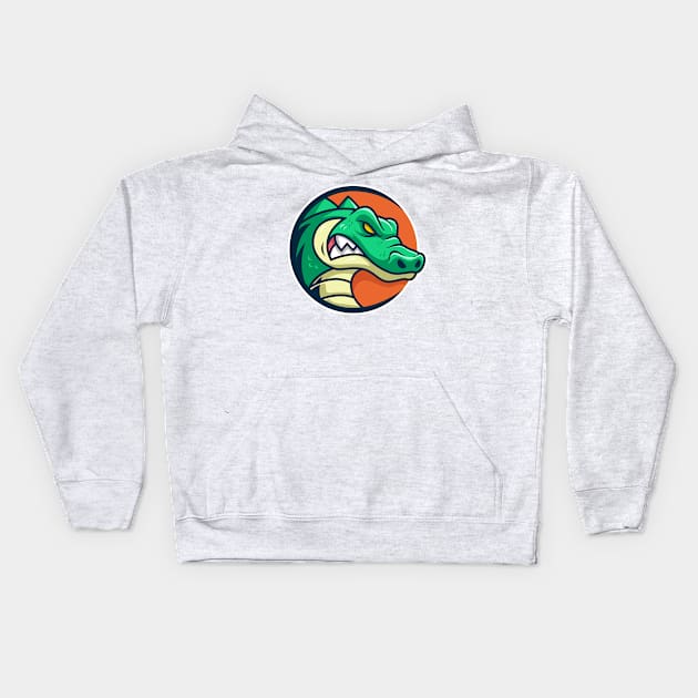 Crocodile Kids Hoodie by mightyfire